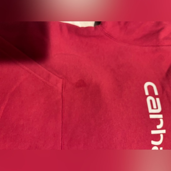 Girls Carhartt Sweater XL 18-20 Red (Women’s XSS) - Picture 4 of 7